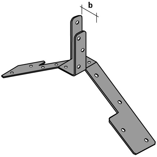 Support de faîtage 30X2 SV